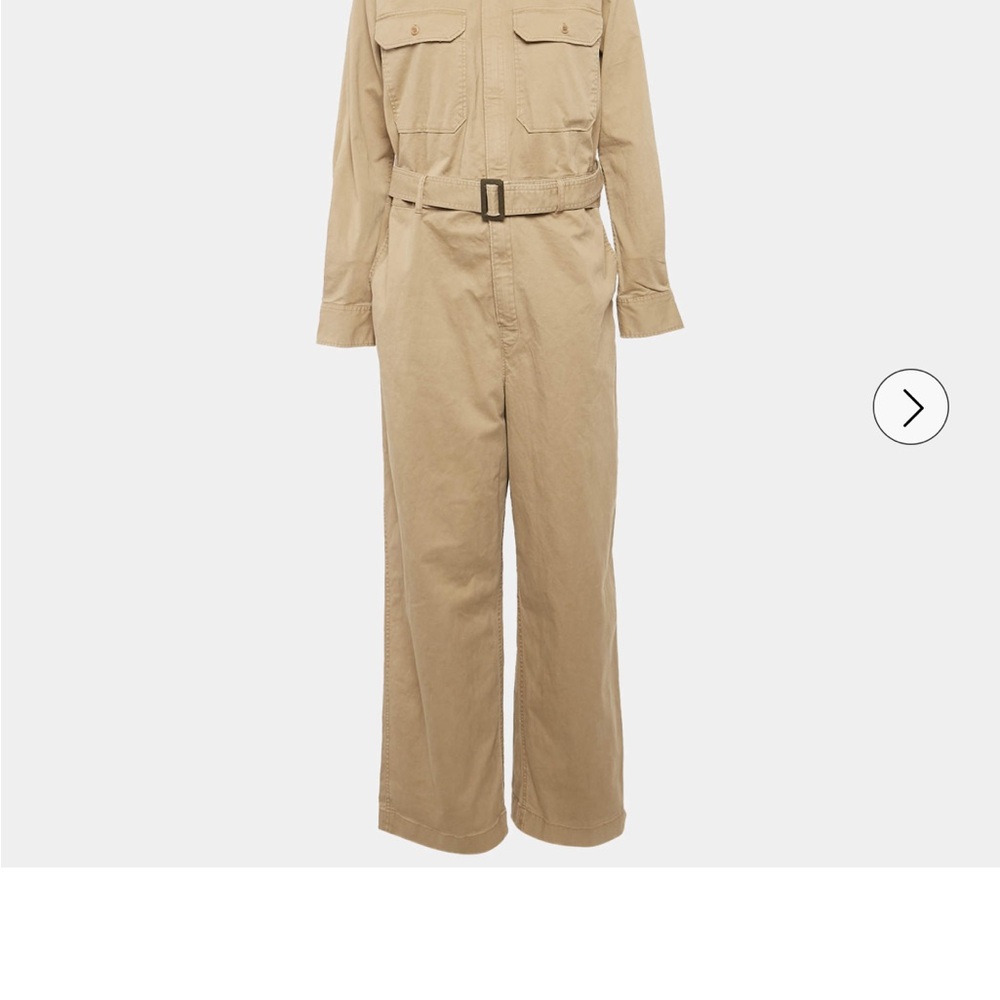 Ralph Lauren Belted Jumpsuit Beige/Tan